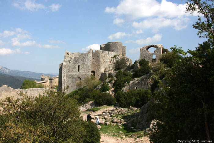 Peyrepertuse Castle Duilhac under Peyrepertuse / FRANCE 