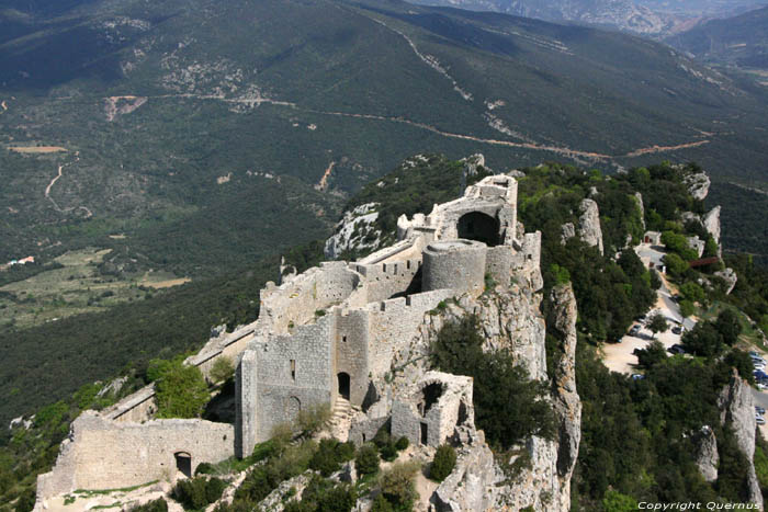 Peyrepertuse Castle Duilhac under Peyrepertuse / FRANCE 