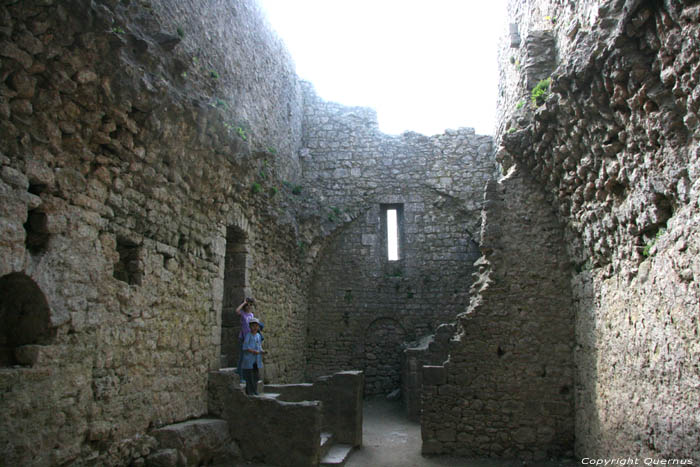 Kasteel van Peyrepertuse Duilhac onder Peyrepertuse / FRANKRIJK 