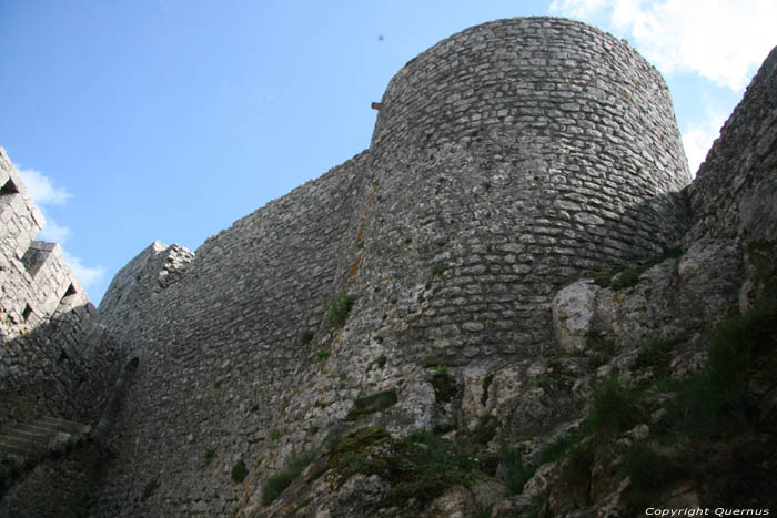 Kasteel van Peyrepertuse Duilhac onder Peyrepertuse / FRANKRIJK 