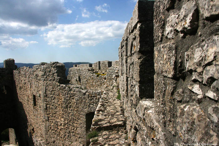 Peyrepertuse Castle Duilhac under Peyrepertuse / FRANCE 