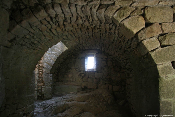 Kasteel van Peyrepertuse Duilhac onder Peyrepertuse / FRANKRIJK 