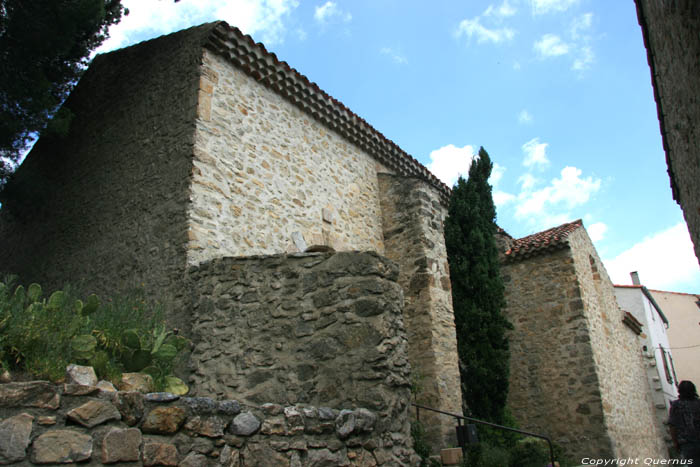 Saint Julius and Sainte Basilisse's church Cucugnan / FRANCE 