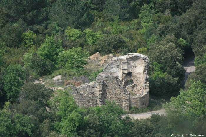 Ruins of  Saint Fructus of Roca-Vella's chapel Laroques Les Albres / FRANCE 