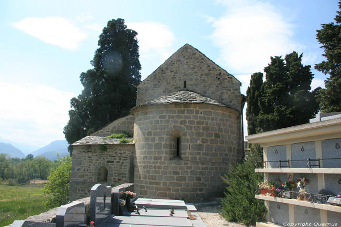 Saint Vincent's Chapel on Graveyard Eus / FRANCE 