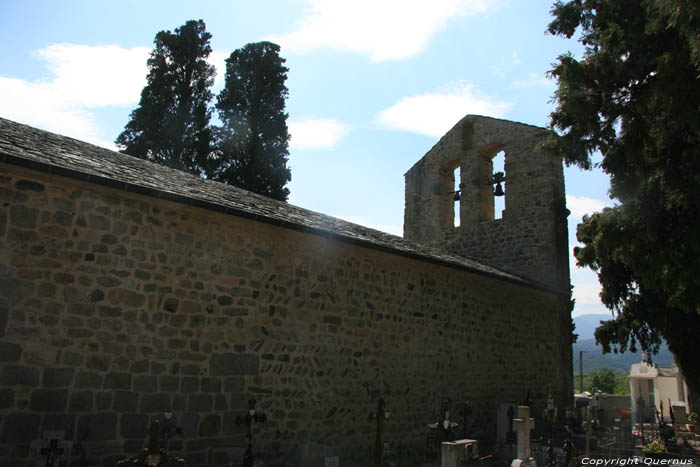 Saint Vincent's Chapel on Graveyard Eus / FRANCE 