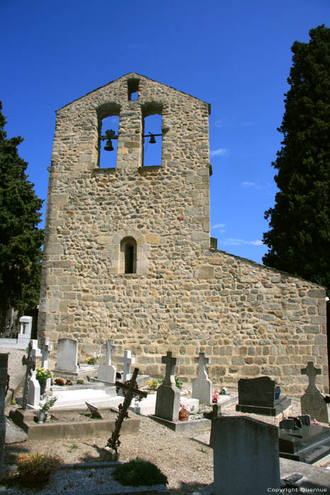 Saint Vincent's Chapel on Graveyard Eus / FRANCE 