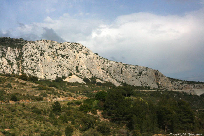 Falaise Vingrau Vingrau / FRANCE 