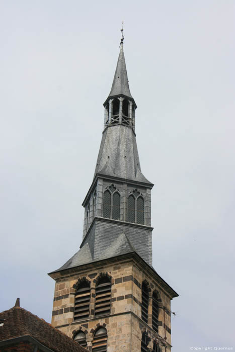 Holy Cross church Saint-Pourain-Sur-Sioule / FRANCE 