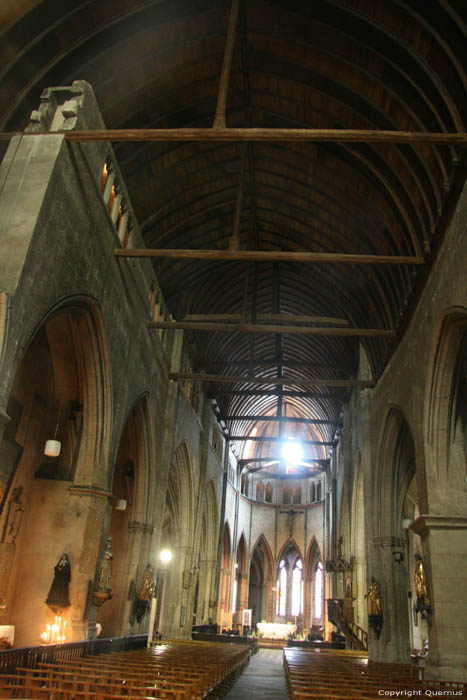 Holy Cross church Saint-Pourain-Sur-Sioule / FRANCE 