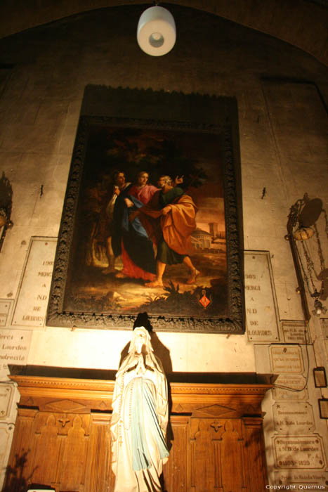 Holy Cross church Saint-Pourain-Sur-Sioule / FRANCE 