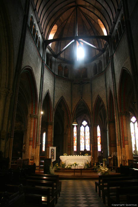 Holy Cross church Saint-Pourain-Sur-Sioule / FRANCE 