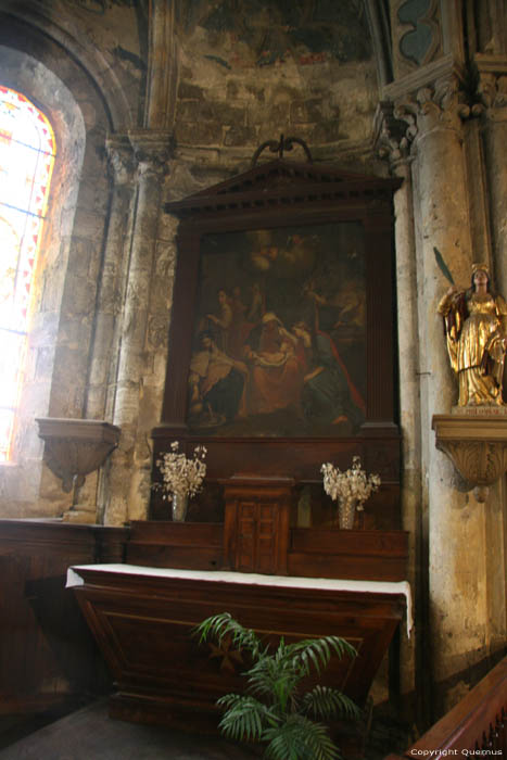 Holy Cross church Saint-Pourain-Sur-Sioule / FRANCE 