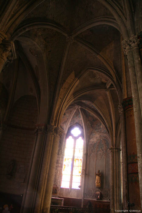 Holy Cross church Saint-Pourain-Sur-Sioule / FRANCE 