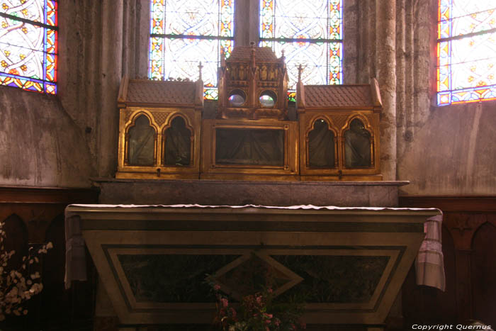 Holy Cross church Saint-Pourain-Sur-Sioule / FRANCE 