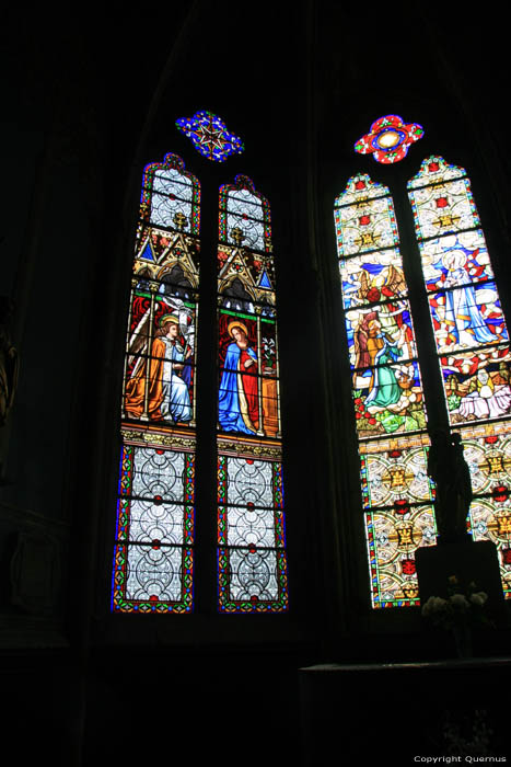 Holy Cross church Saint-Pourain-Sur-Sioule / FRANCE 