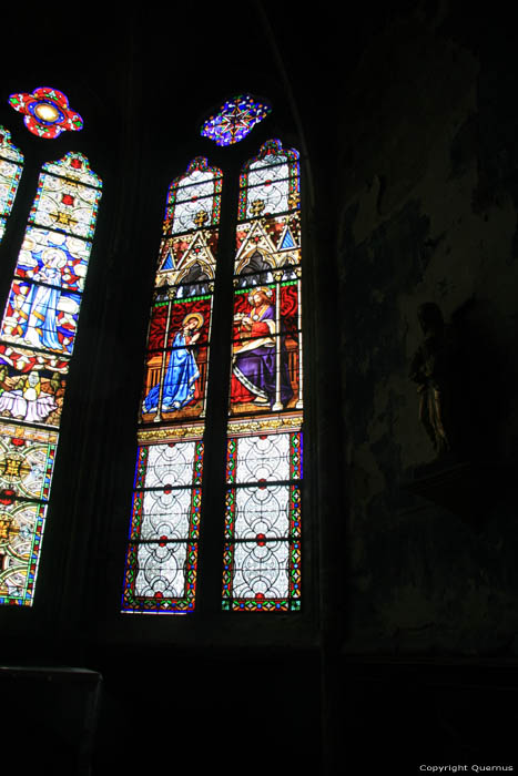 Holy Cross church Saint-Pourain-Sur-Sioule / FRANCE 