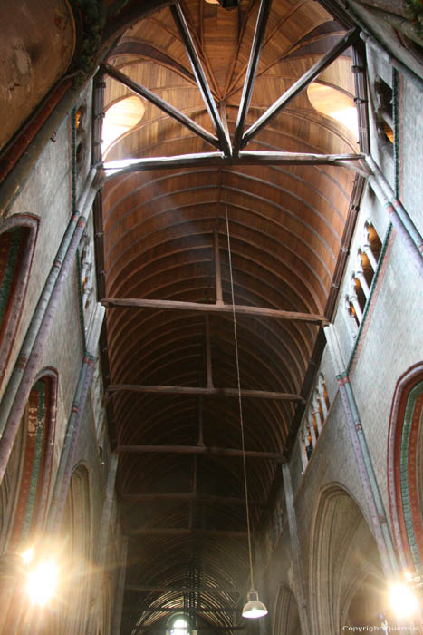 Holy Cross church Saint-Pourain-Sur-Sioule / FRANCE 