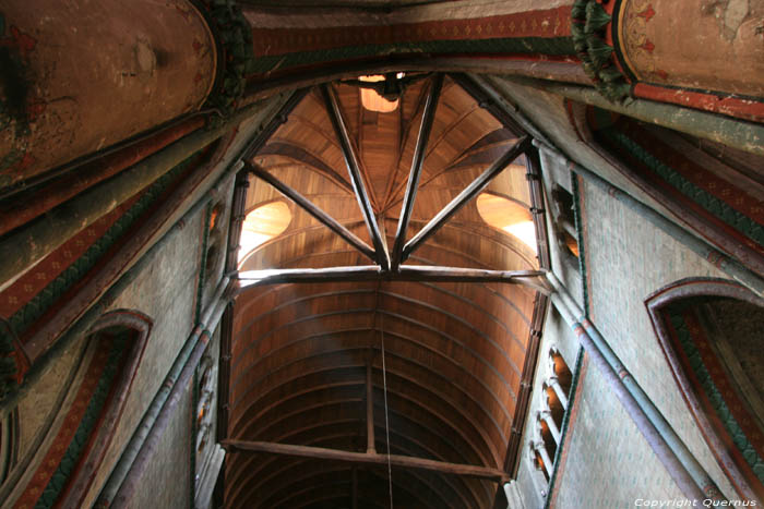 Holy Cross church Saint-Pourain-Sur-Sioule / FRANCE 