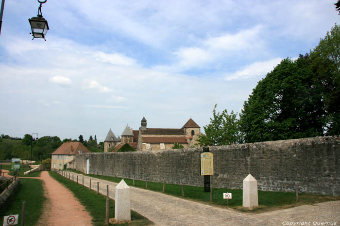 Benedictiner Abbeye and Saoint Vincent's Church Chantelle / FRANCE 