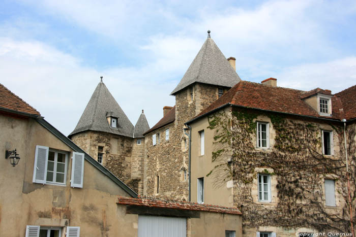 Abbay Bndictine et glise Saint-Vincent Chantelle / FRANCE 