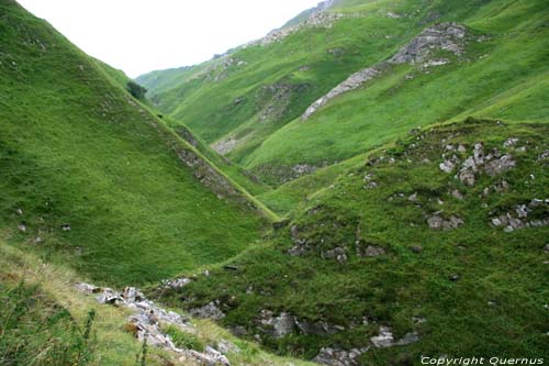 Uitzicht op Atlantische Pyreneen Estrenuby / FRANKRIJK 