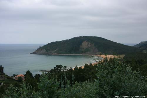 Vue sur plage de Linero Samiguel / Espagne 