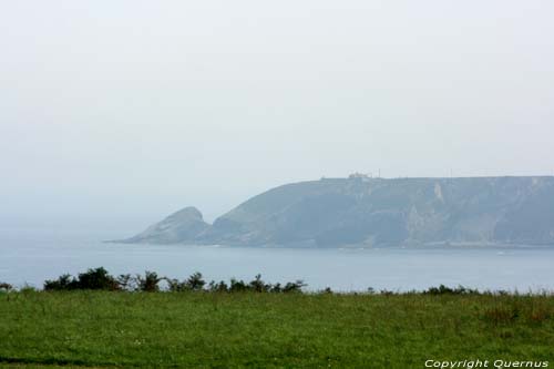 Zicht op zee Novellana in CUDILLERO / Spanje 