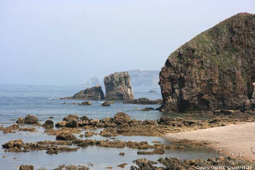 Beach further than Playa Silencio Castaeras in CUDILLERO / Spain 