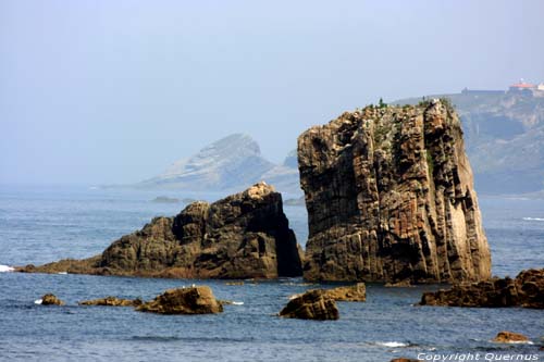 Beach further than Playa Silencio Castaeras in CUDILLERO / Spain 