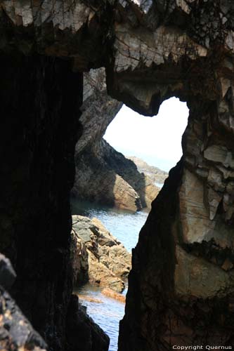 Beach further than Playa Silencio Castaeras in CUDILLERO / Spain 