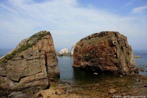 Beach further than Playa Silencio Castaeras in CUDILLERO / Spain 