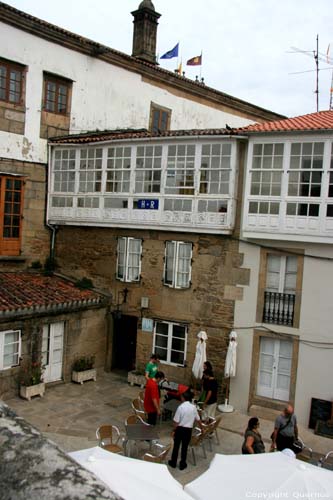 Huizen uit 1666 Santiago de Compostella / Spanje 