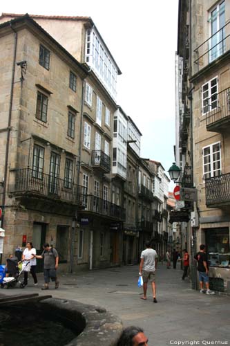 Straat Santiago de Compostella / Spanje 