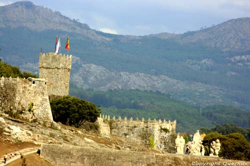 Burcht - stadsomwalling - Monte Realburcht Baiona / Spanje 