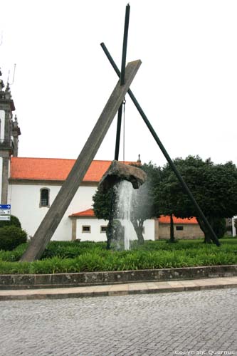 Fountain Vila Nova de Cerveira in Viana do Castelo / Portugal 