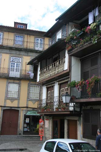 Series of old houses Guimares / Portugal 