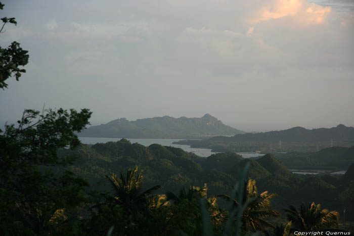 Vue depuis Parc National de Quezon Pagbilao / Philippines 