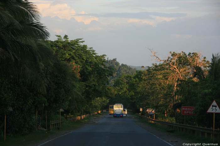 Uitzicht van Quezon Nationaal Park Pagbilao / Filippijnen 