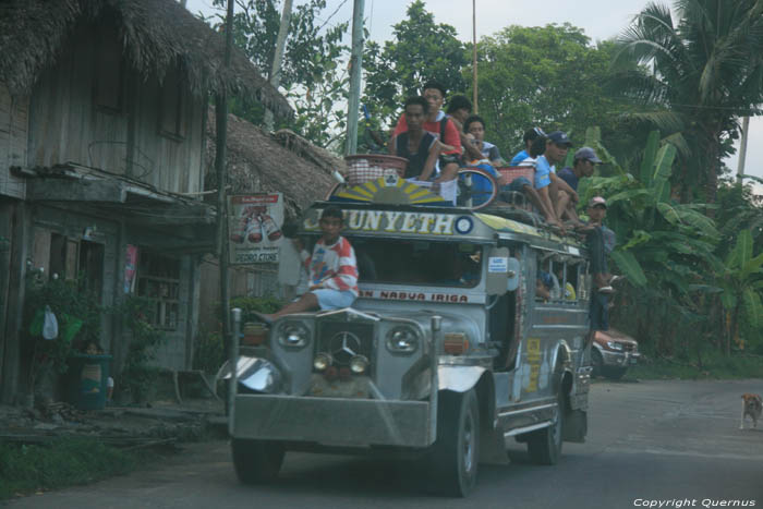 Overladen Jeepney Nabua / Filippijnen 