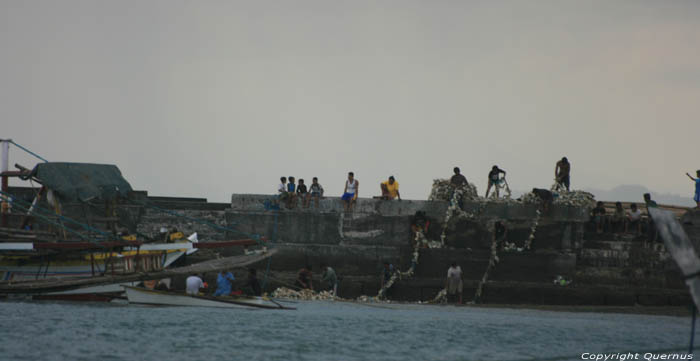 Plage et port Balatan / Philippines 