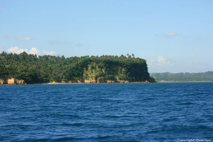 Ligne de cte depuis la mer Donsol / Philippines 