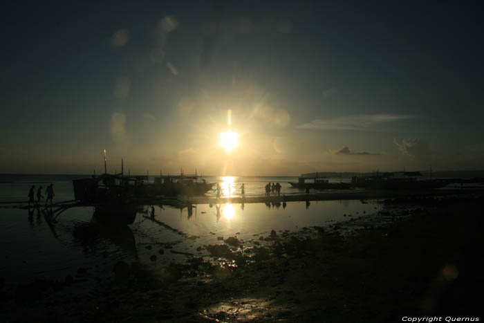 Coucher du soleil Donsol / Philippines 