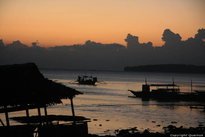 Coucher du soleil Donsol / Philippines 