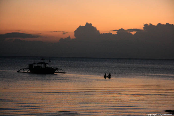 Coucher du soleil Donsol / Philippines 