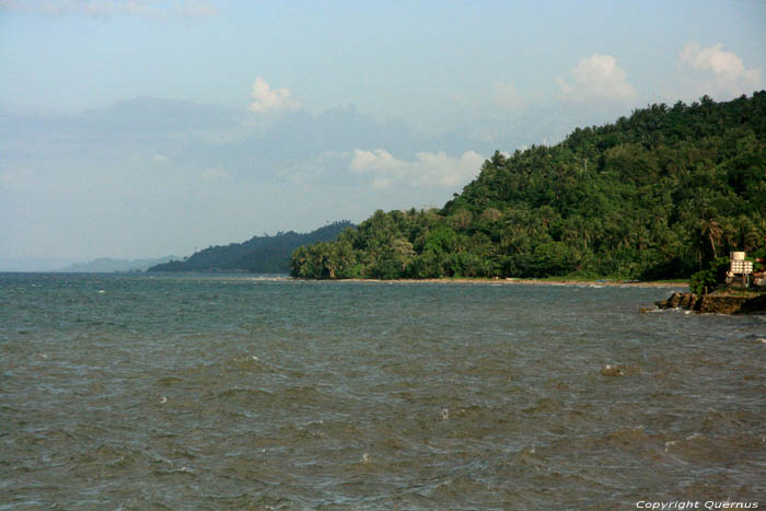 Coastal line Gumaca / Philippines 