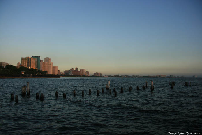 Zonsondergang Manila Baai Manila / Filippijnen 