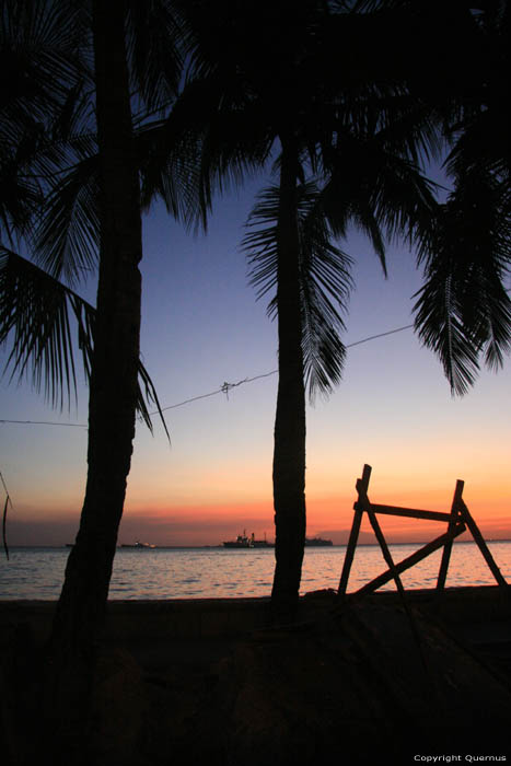 Sun Down Manila Bay Manila / Philippines 