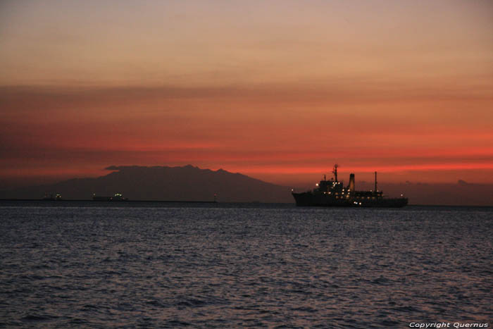Sun Down Manila Bay Manila / Philippines 