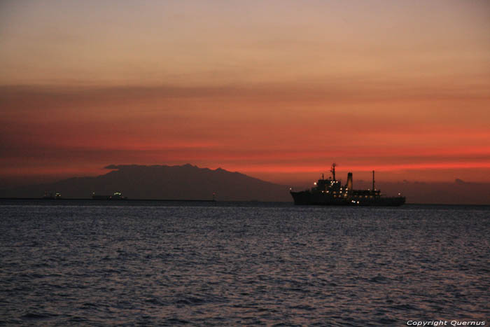 Zonsondergang Manila Baai Manila / Filippijnen 